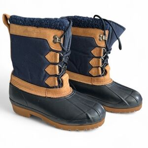Eddie Bauer Navy Duck Boots Women’s Size 8 (New Without Box)